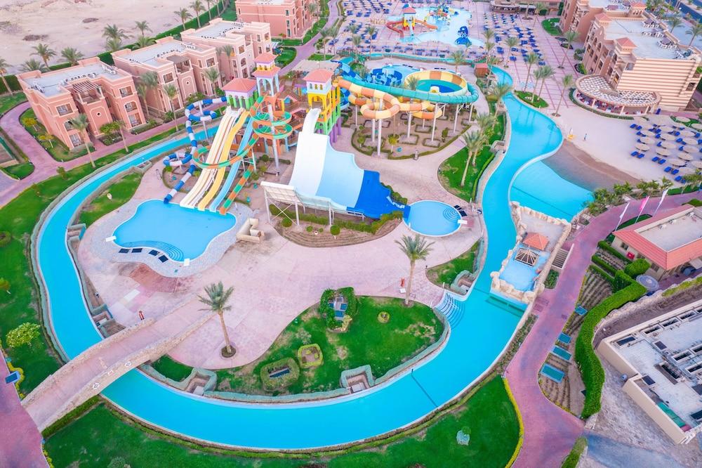 Charmillion Club Aquapark Hotel ชาร์มเอลชีค ภายนอก รูปภาพ Aerial view of the park